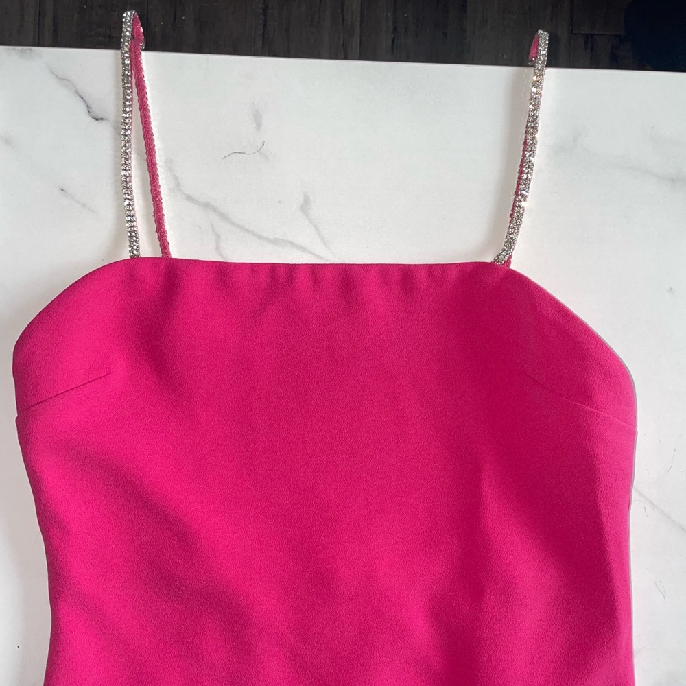 Revolve NBD Hollywood & Vine Mini Fuchsia Pink Embellished Dress - Picture 11 of 15